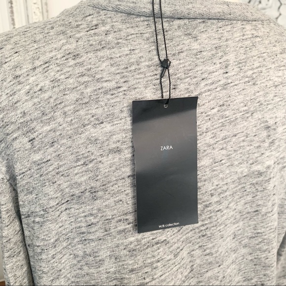 NWT! ZARA Cold Shoulder Jersey Dress Size Medium - Picture 6 of 6